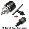 1.5-13mm Drill Chuck,1/2-20UNF Mount Impact Driver Bits Chuck