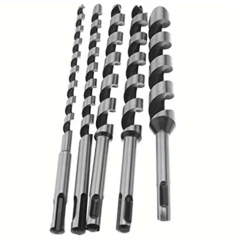 5-piece 230mm SDS Plus Round Shank 6 10 14 18 20mm Woodworking Metal