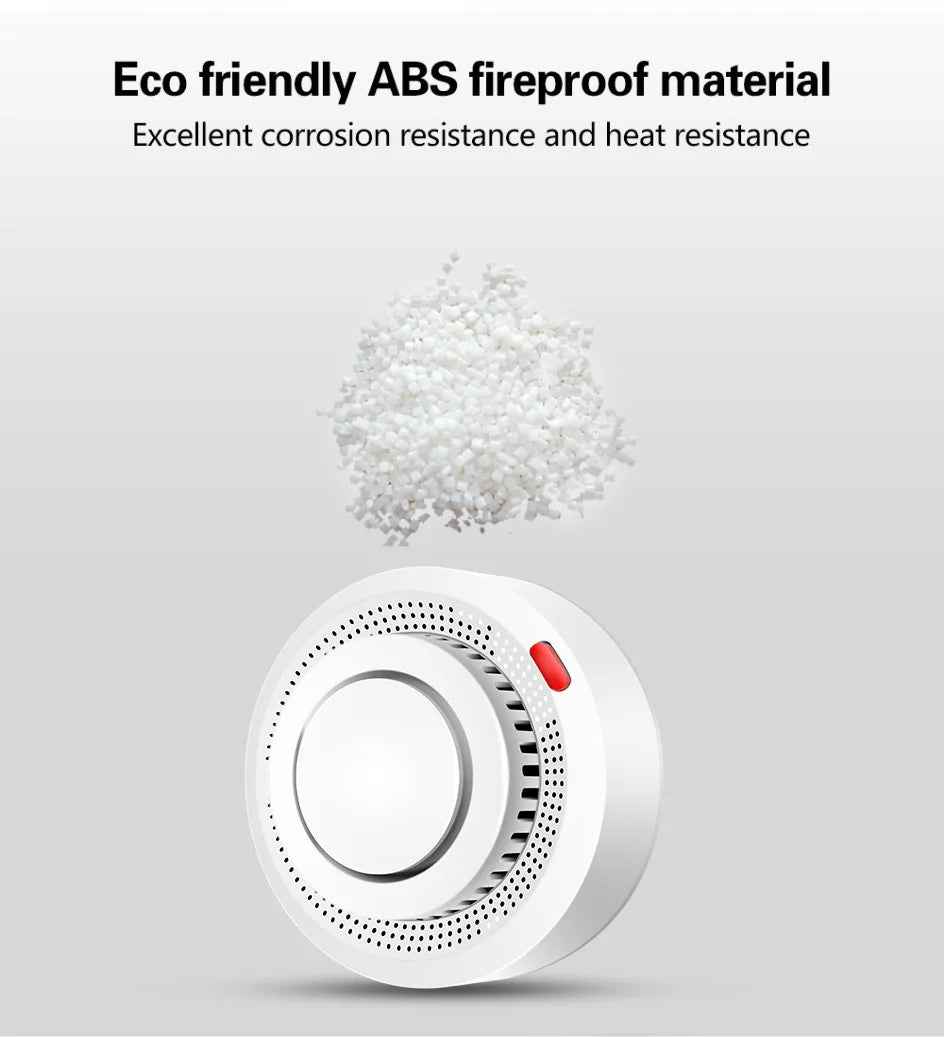 Tuya Smart WiFi Smoke Sensor Fire Protection Smoke Detector 85dB