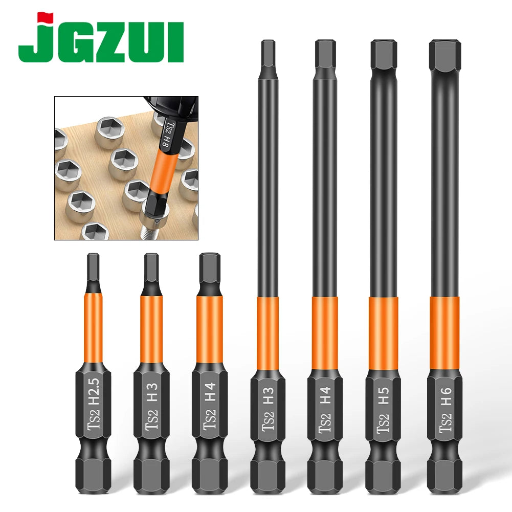 50-100mm High-Hardness Hex Socket Head Drill Bit Electric Screwdriver