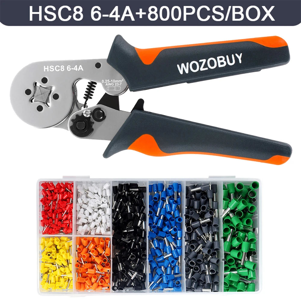 Ferrule Sleeves Terminal Crimping Tools Mini Electrical Pliers HSC8