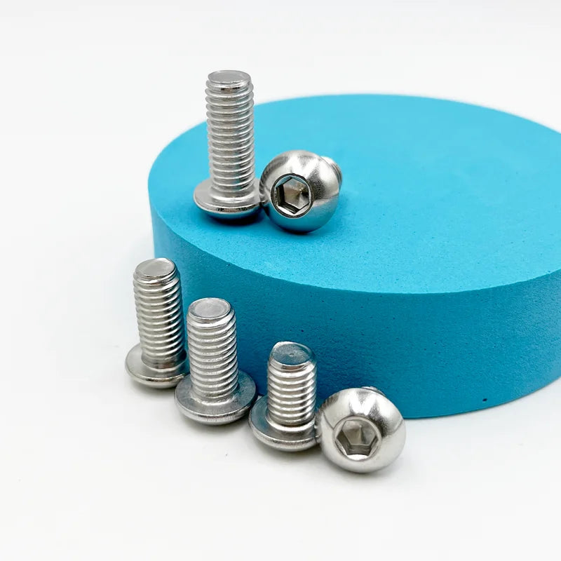 M2 M2.5 M3 M4 M5 M6 M8 M10 Button Head Socket Cap Machine Bolts Screw