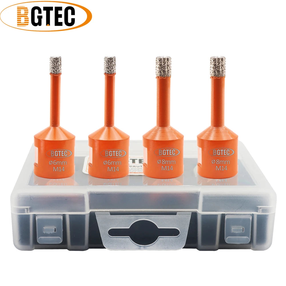 6/8/10mm Drilling Crowns Kit Drill Bits Set Hole Saw Cutter Tile