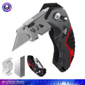 Heavy-Duty Folding Utility Knife with Replacement Blades