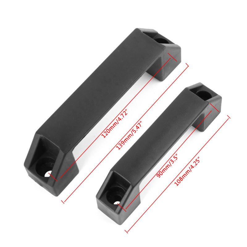 2pcs Plastic Door Handle Home Cabinet Drawer Cupboard Gate Pulls Knob