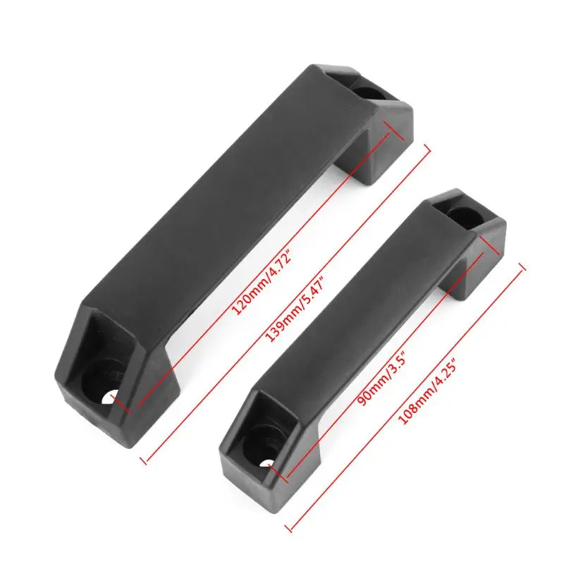 2pcs Plastic Door Handle Home Cabinet Drawer Cupboard Gate Pulls Knob