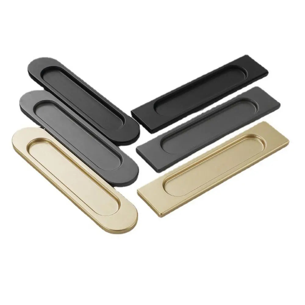Double-sided Self-adhesive Handle Black/Grey/Gold Aluminum Alloy