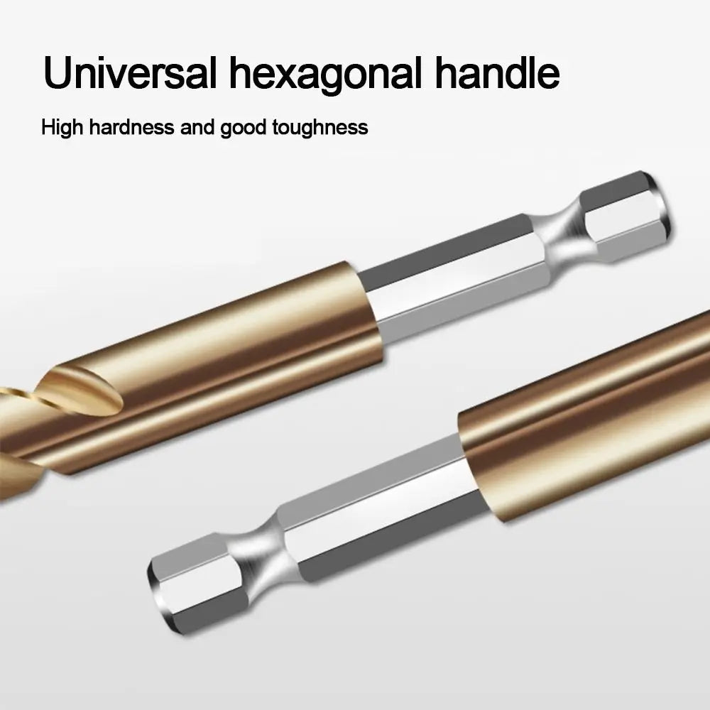 HSS High Speed Steel Twist Drill Bit 1/4 Hex Shank Replacement