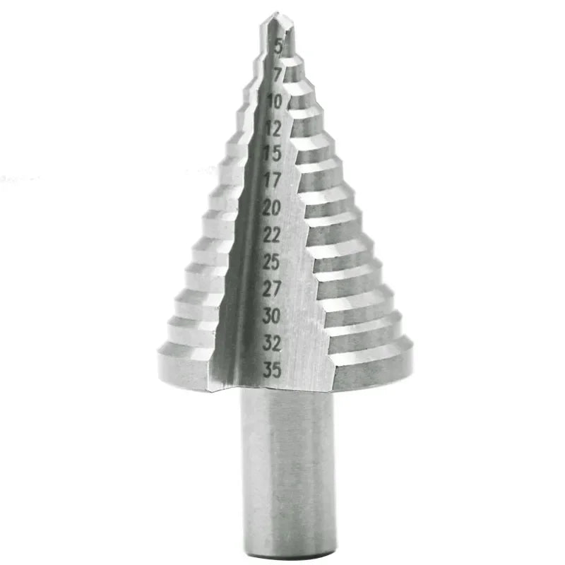 5-35MM High Speed Steel Step Drill Bit Wood Metal Drilling Bit HSS