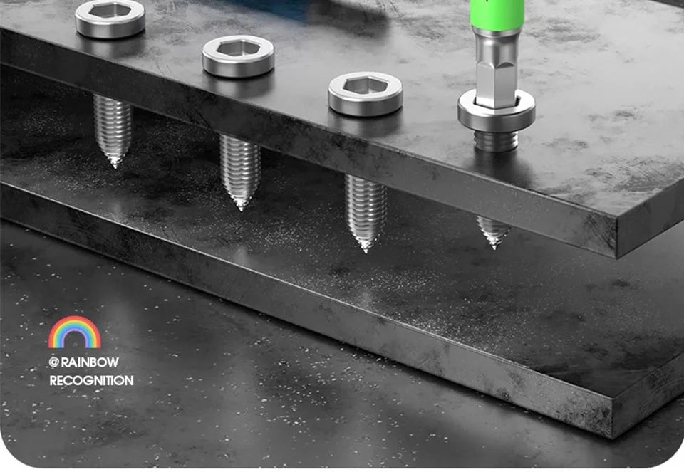 GREENERY Rainbow Hex Head Allen Wrench Screwdriver Bit Set S2