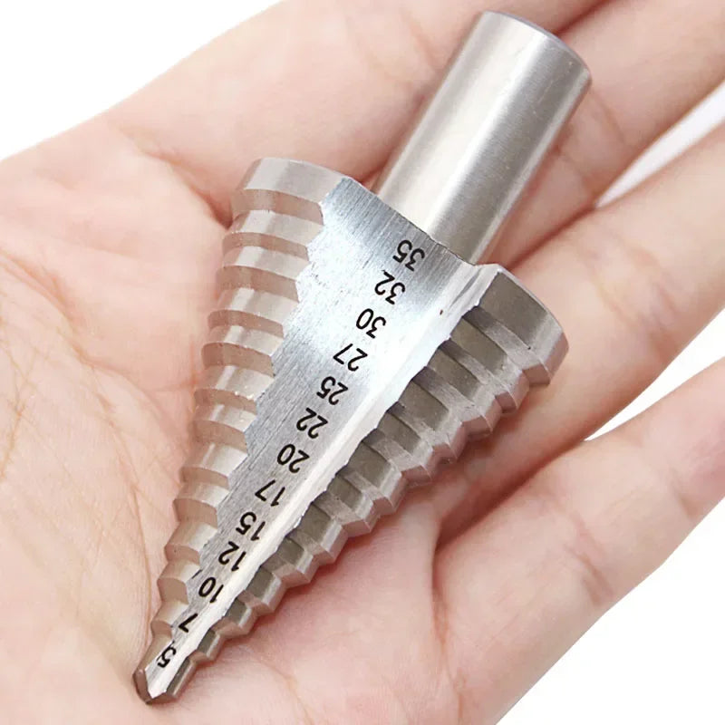 HSS Step Drill Bit 5–35mm – High Speed Steel for Wood & Metal