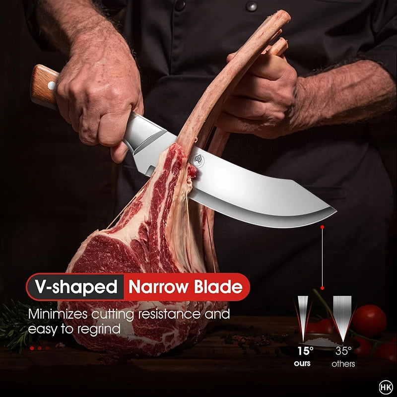 Stainless steel ultra sharp bending fracture knife