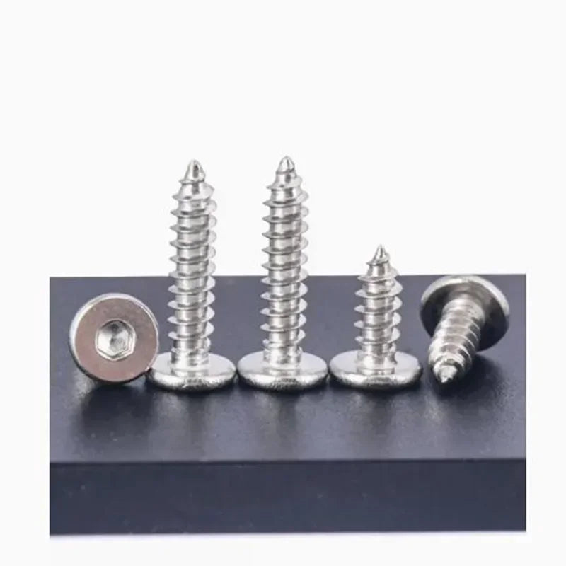 M2 M2.3 M2.6 M3 M4 M5 M6 CA Allen Hexagon Hex Socket Large Flat Thin