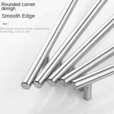 Diameter 10mm Stainless Steel Kitchen Door Cabinet T Bar Handle Pull