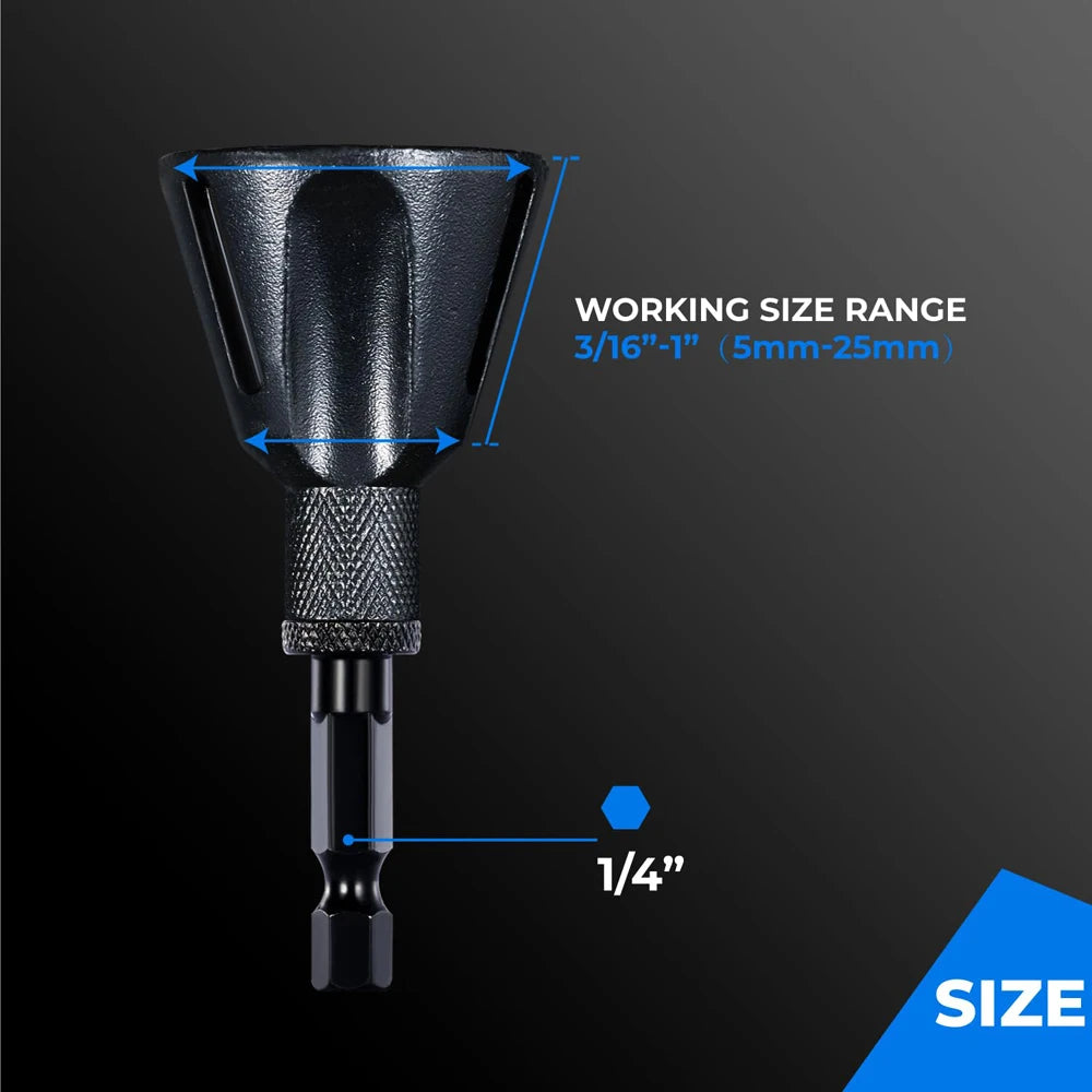 Deburring External Chamfer Tool for Metal High Speed Steel Hex Shank