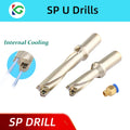Indexable U-Drill with SPMG Carbide Inserts — 2D 3D 4D 5D for CNC L...