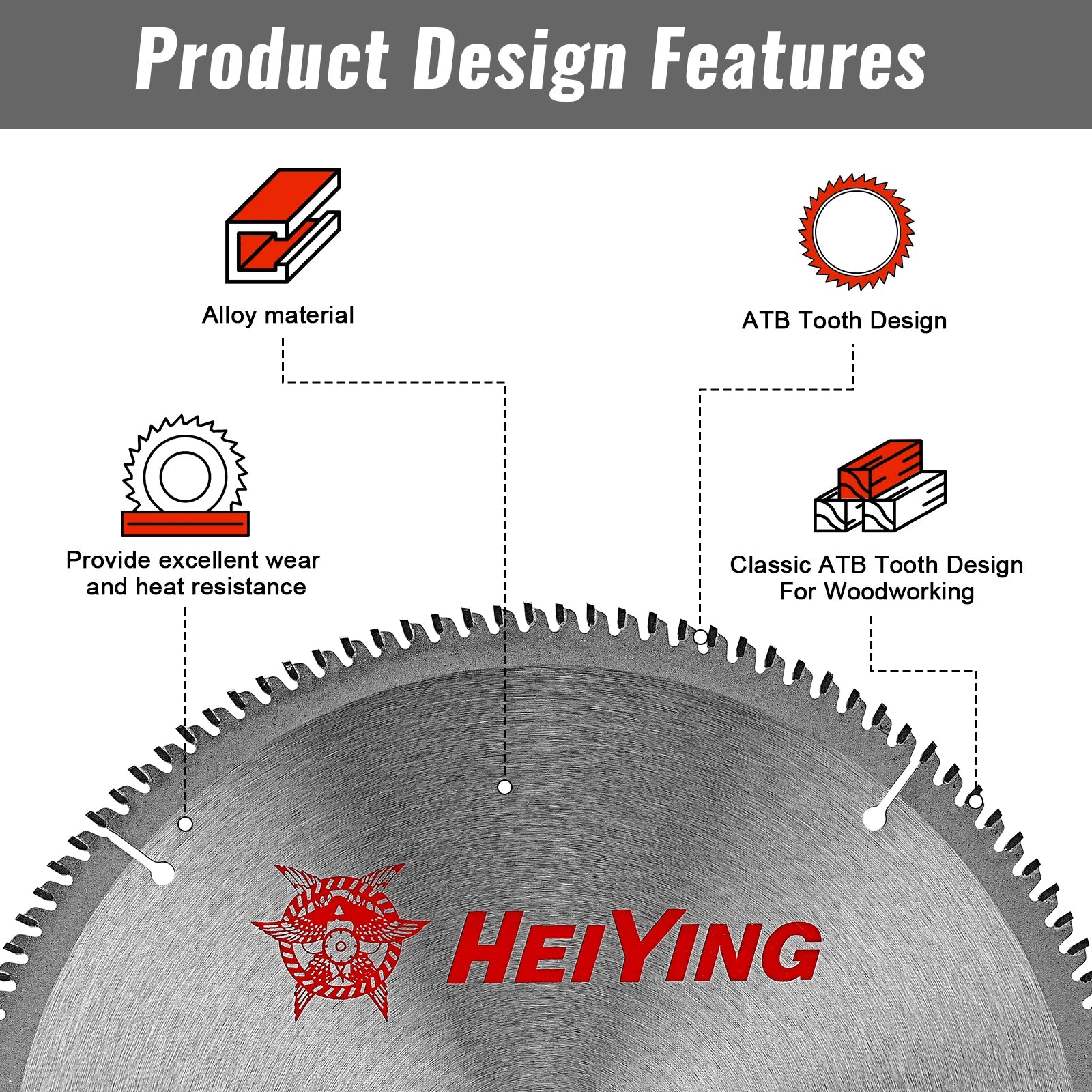 SI FANG 10" Carbide Circular Saw Blade – Wood & Aluminium Cutting
