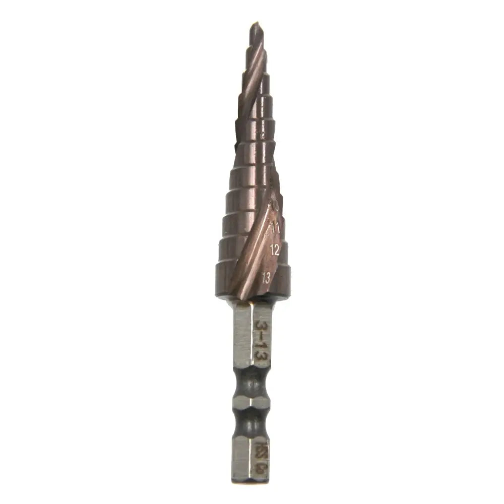 M35 Hexagonal Spiral 3-13mm Cobalt Containing Step Drill Stainless