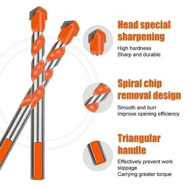 6/8/10/12mm Multifunction Drill Bits Set Ceramic Wall Tile Marble
