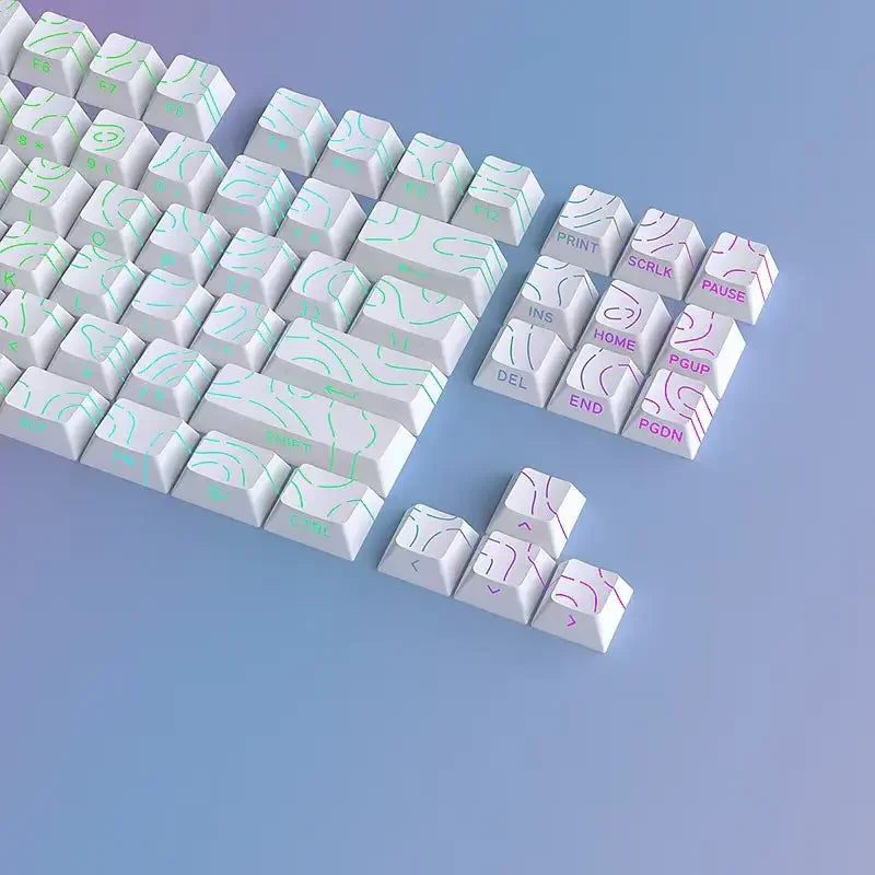 Contour 4.0 Side Engraved Keycap PBT Translucent 97 Key Gaming