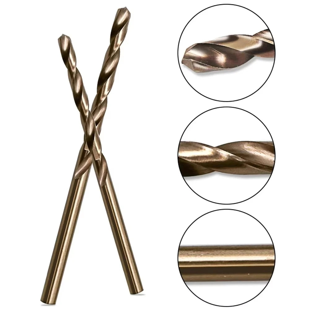 10pcs/set HSS M35 Cobalt Drill Bits 1-3mm for Metal/Stainless Steel