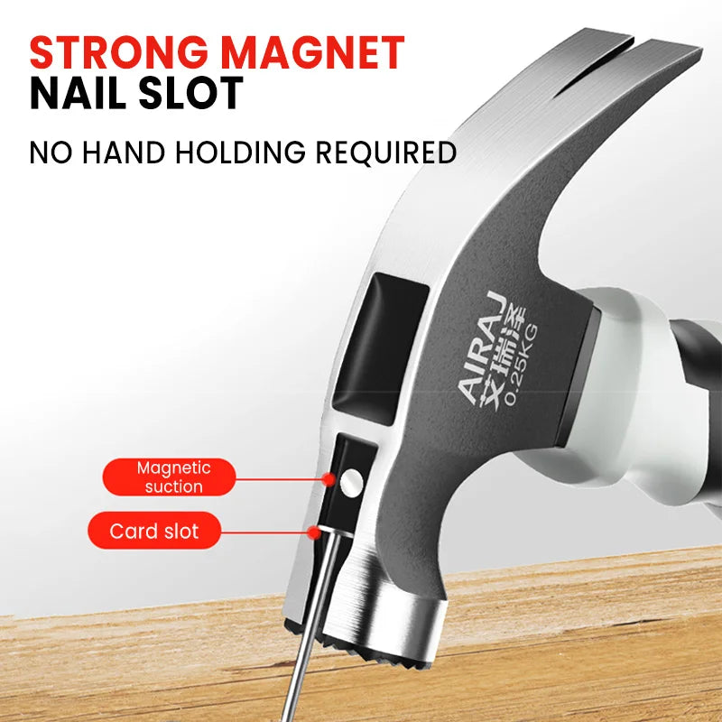 Multifunctional Mini Claw Hammer, Anti Slip And Shockproof Hammer