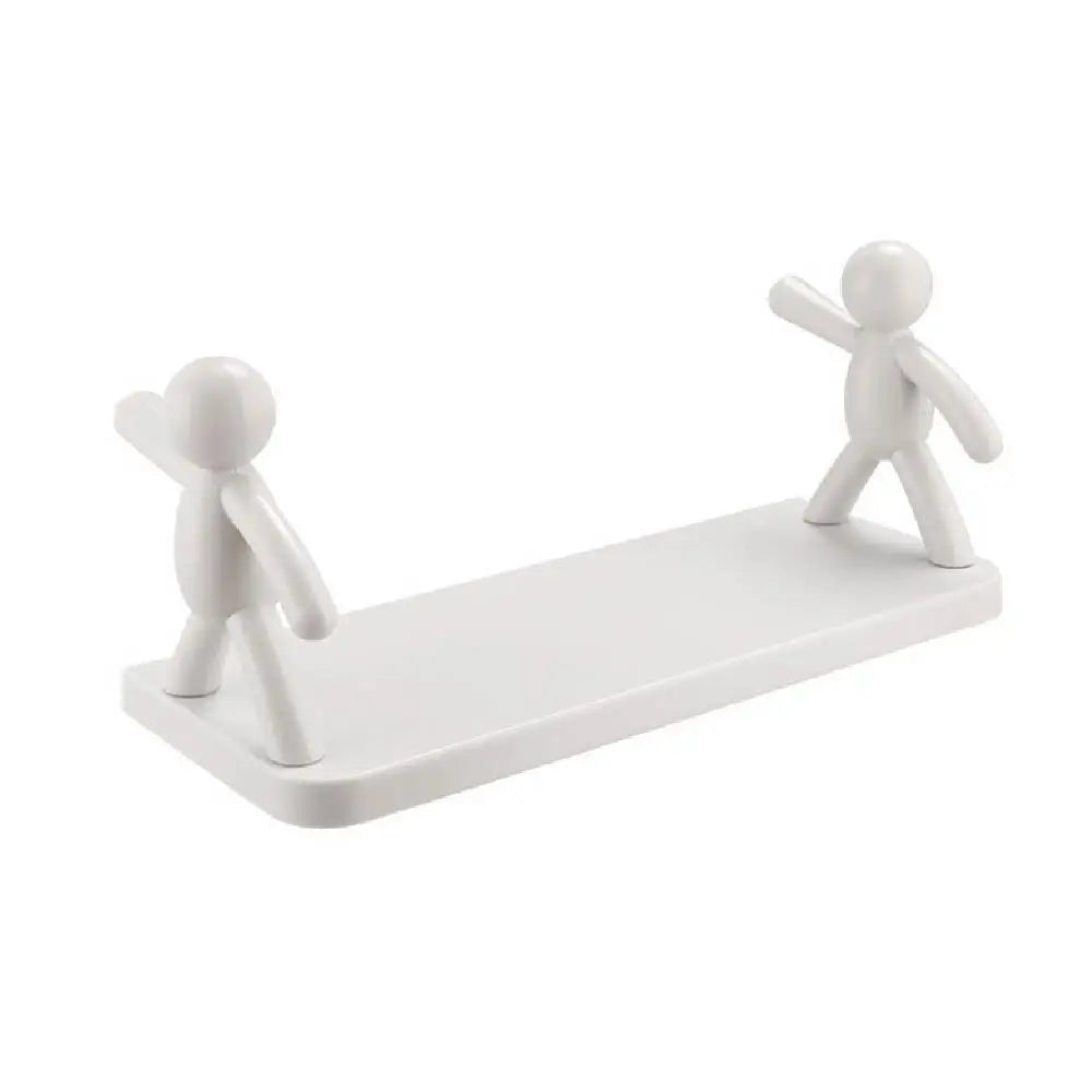 FZCSPEED Cartoon Doll Storage Rack - Self-adhesive Bathroom Wall Rack