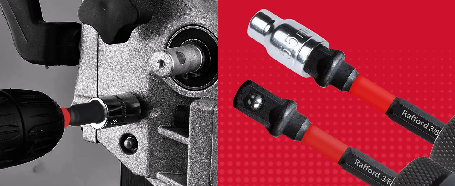 Rafford Impact Socket Adapter Set,1/4"3/8"and1/2"Drive
