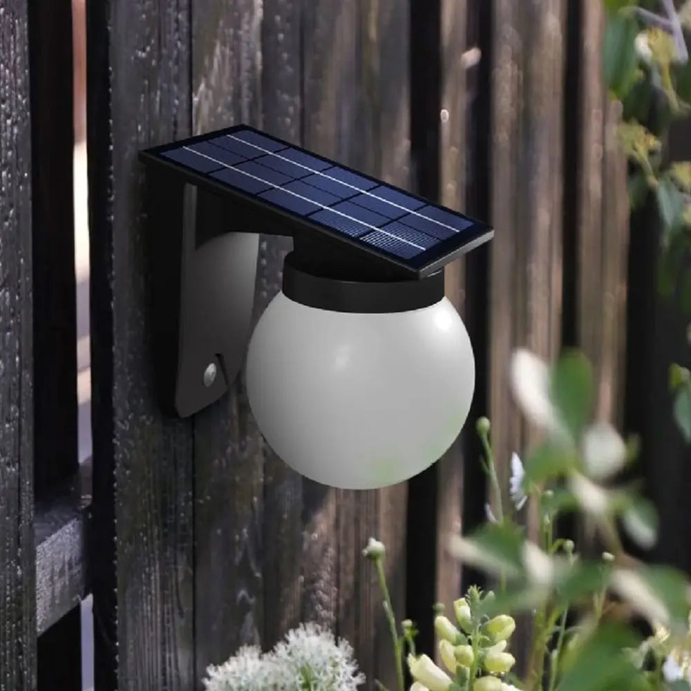 Auto on/Off Solar Wall Light Wall Mounted IP65 Waterproof Solar