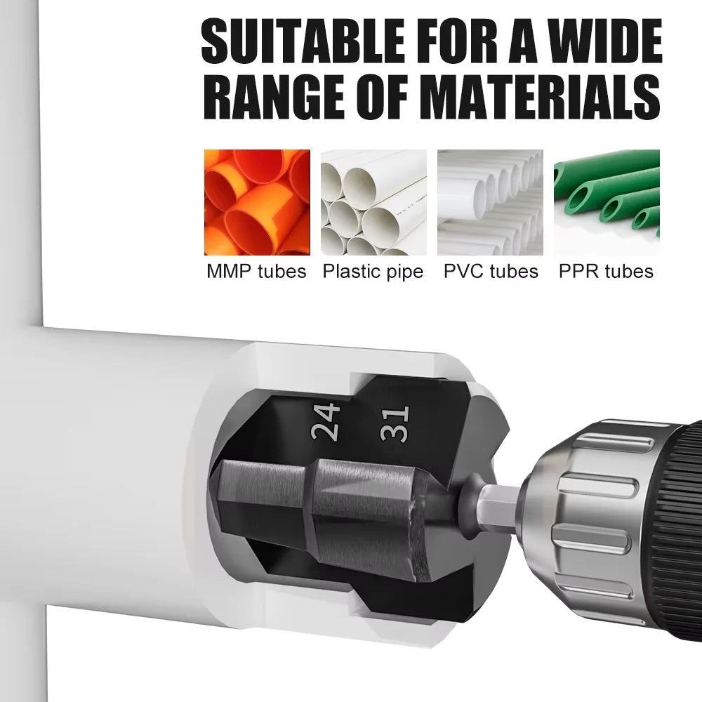 1-3Pcs PPR Lifting ,Tungsten Steel Blad Stepped Drill Bit