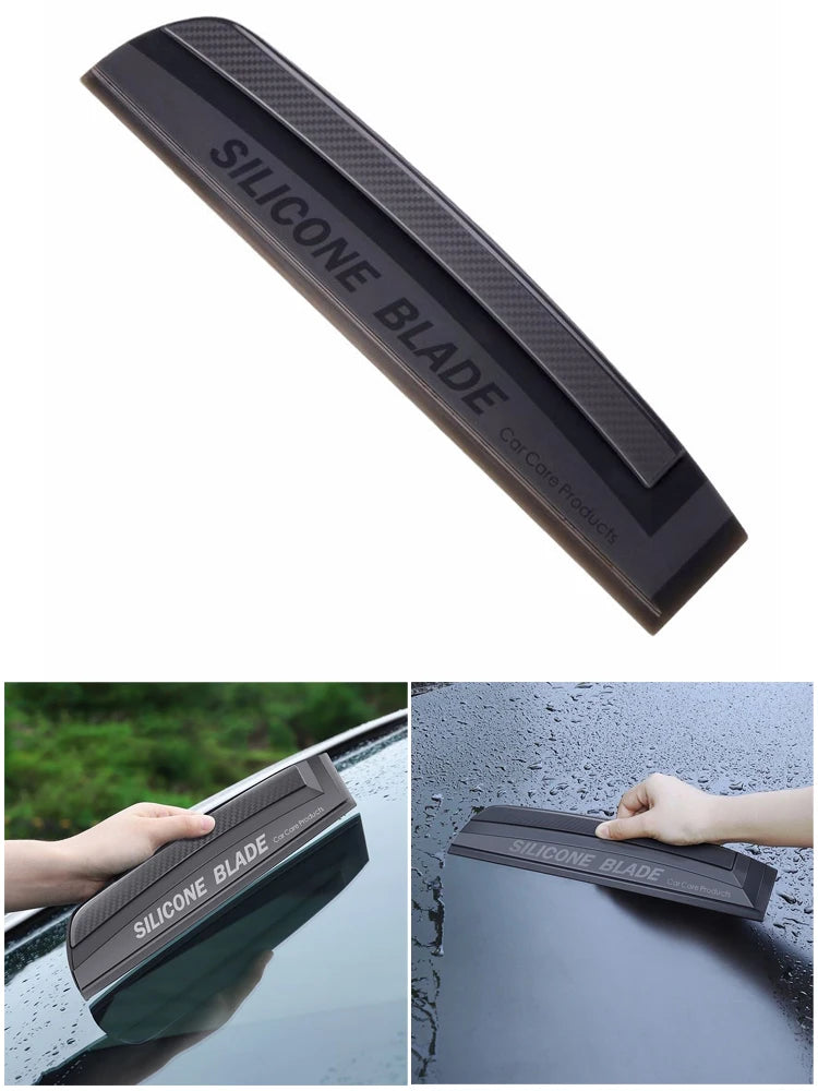 Non-Scratch Soft Silicone Handy Squeegee Car Wrap Tools Water Window