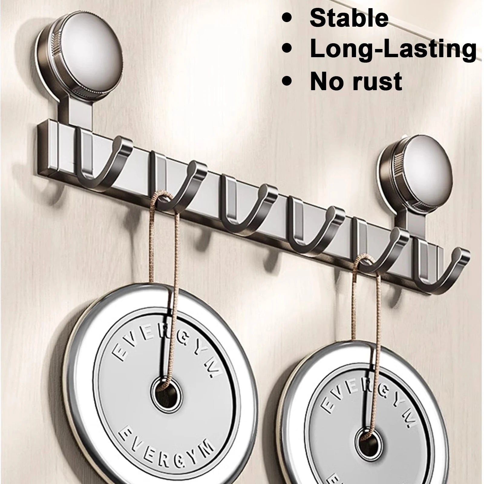 Suction Cup Bathroom Hooks Towel Hanger Nail Wall Rack Hooks Coat