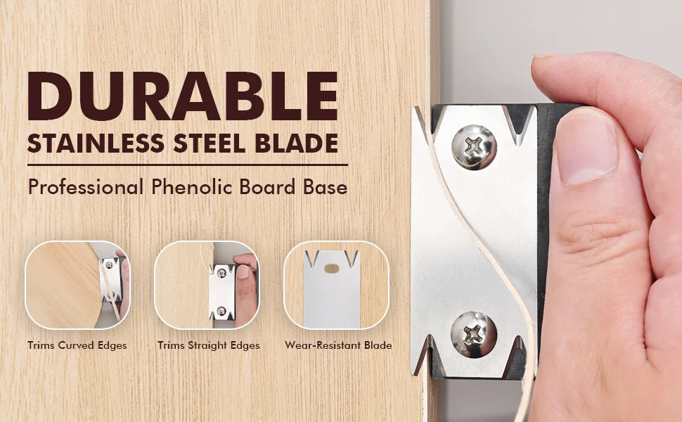 Trimmer Wood Chamfering Fillet Scraper Board Deburring Tool Trimming