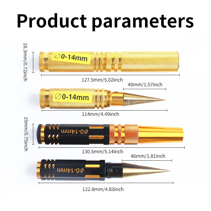 Golden Third-Generation Hole Expander Manual Drilling Tool Puncher