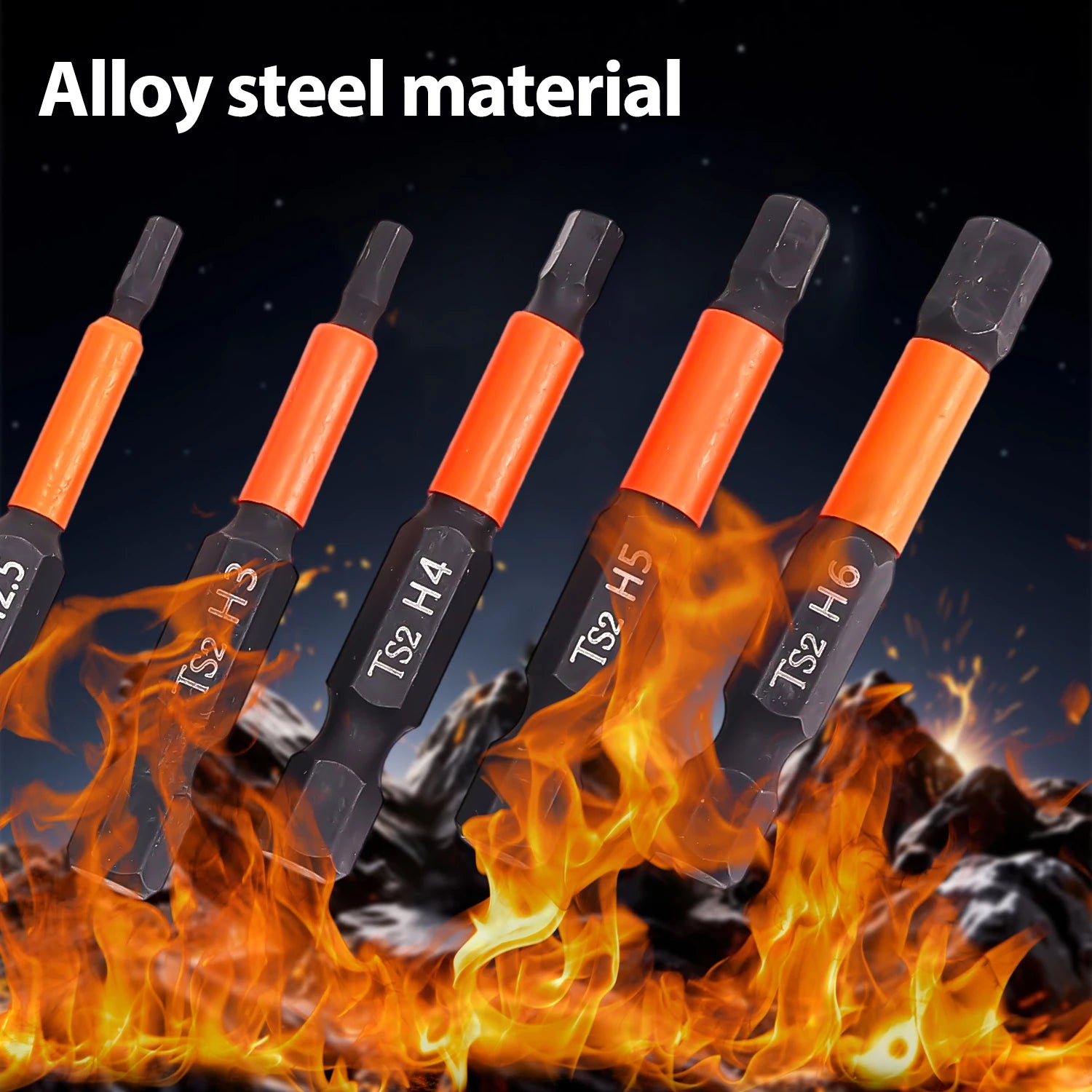 1/7x 50mm Hex Head Screwdriver Bit 1/4 Hex Quick Change Impact Driver