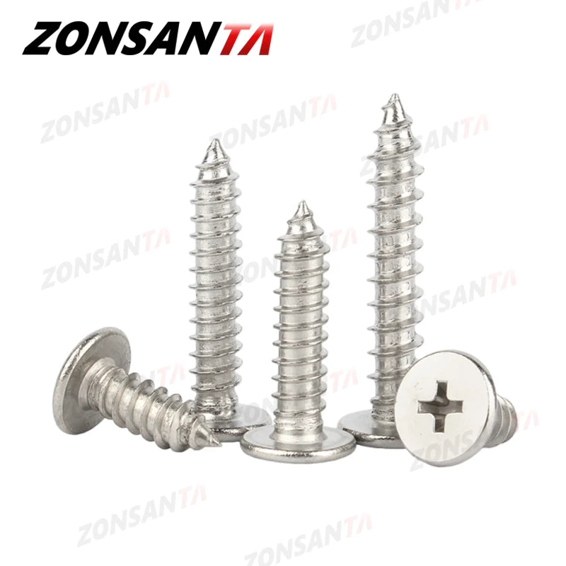 M2 M2.6 M3 M3.5 M4 M5 M6 Cross Phillips Ultra Thin Super Low Flat