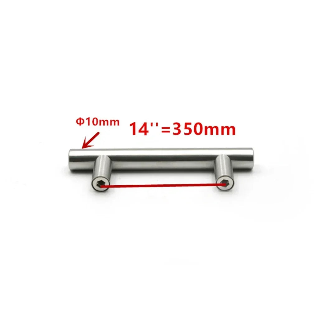 2-14 Inches Handles Stainless Steel Silver T-Type Drawer Cabinet