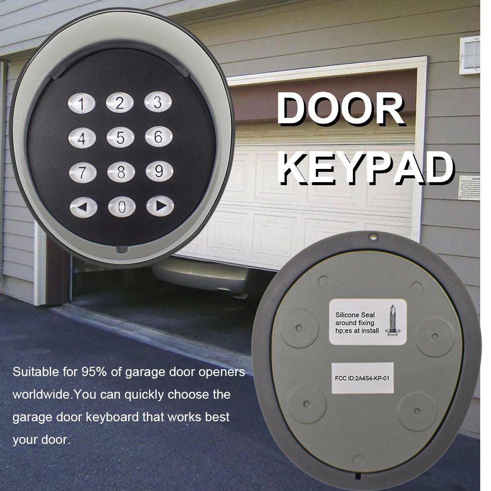 Keypad 433.92MHz Receiver Door Lock Access Controller Wireless Keypad