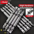 Dual-Ended Drill Bit: 2-in-1 Bit with Flathead & Crosshead Tips, Su...