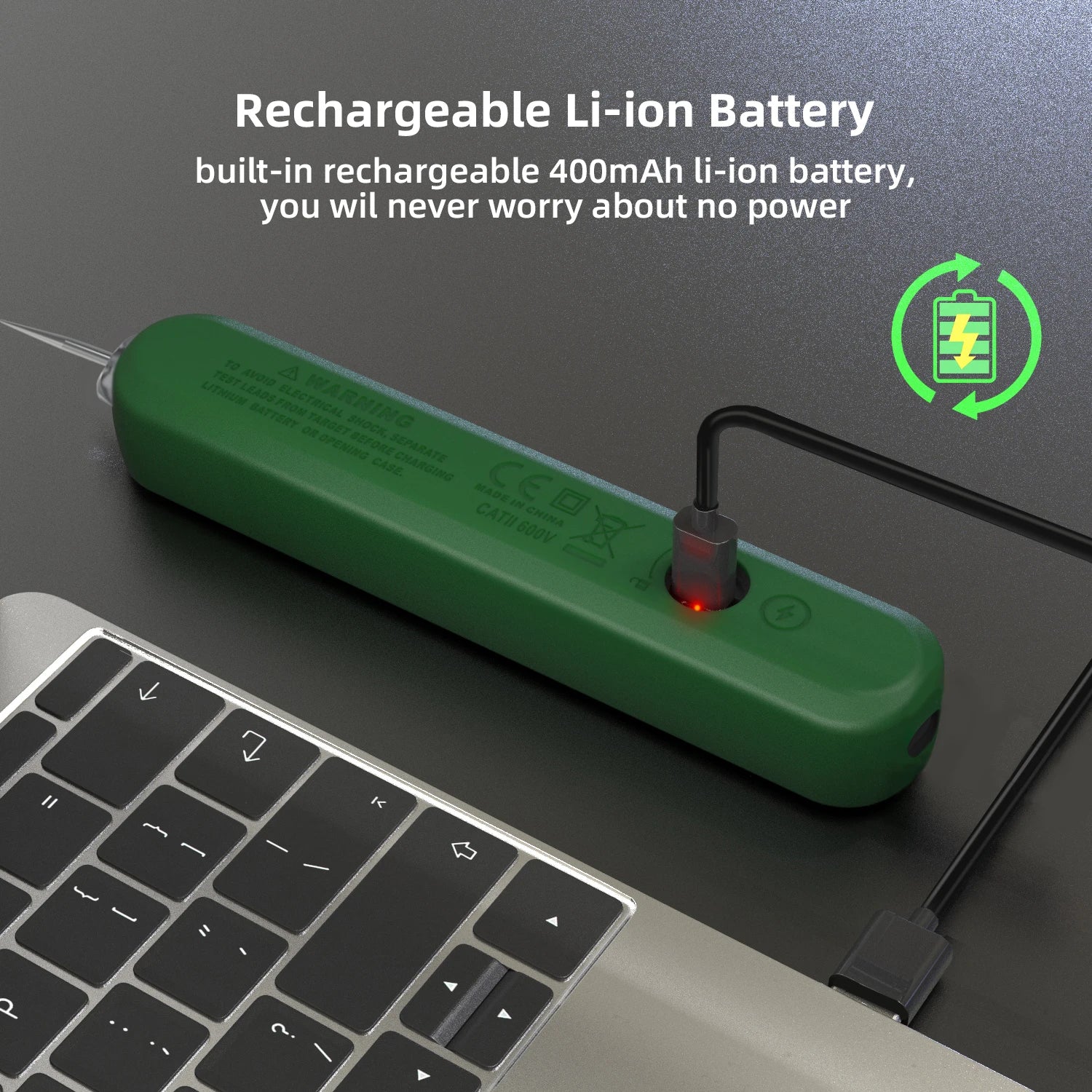 BSIDE Voltage Tester Pen 12V-300V Non-Contact Detection Leakage Live