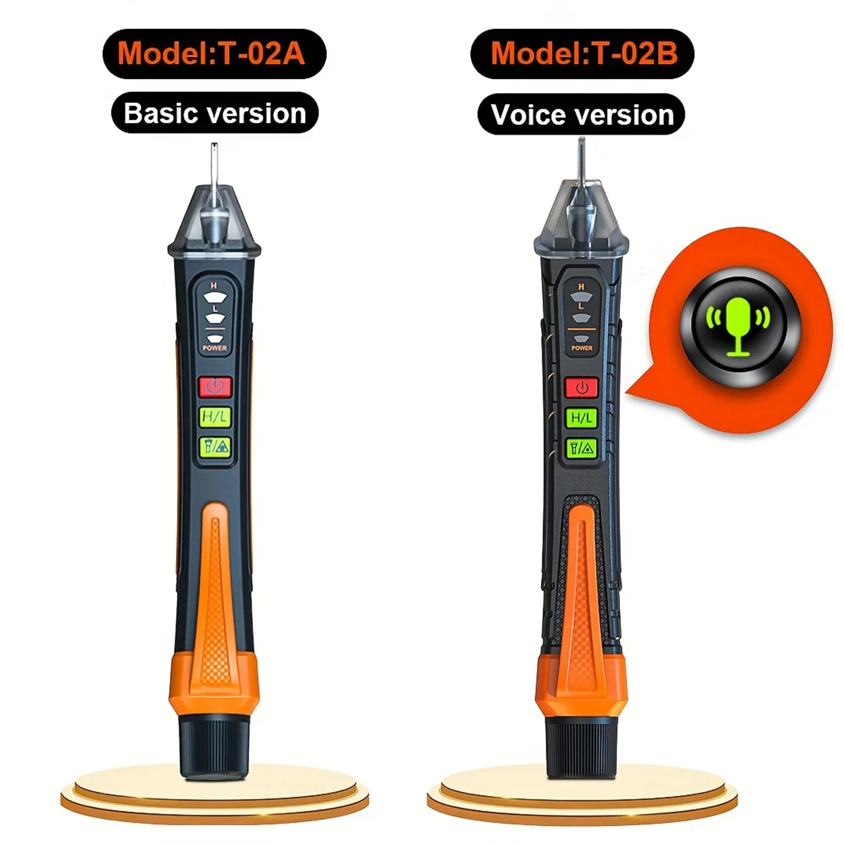 NJTY T02A Voltage Detector Electrical Pen AC Voltage Tester Smart