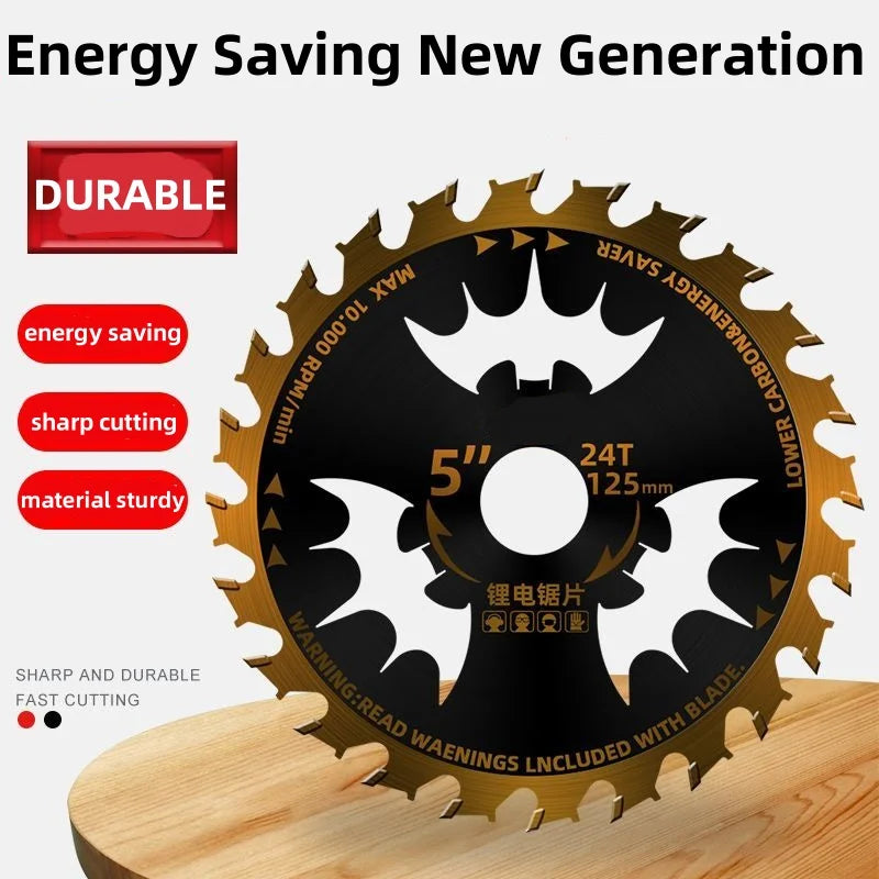 Circular Saw Blade for Wood Cutting – 4" to 7.25" Electric Woodworking Saw Blade 24T Alloy 110–185mm