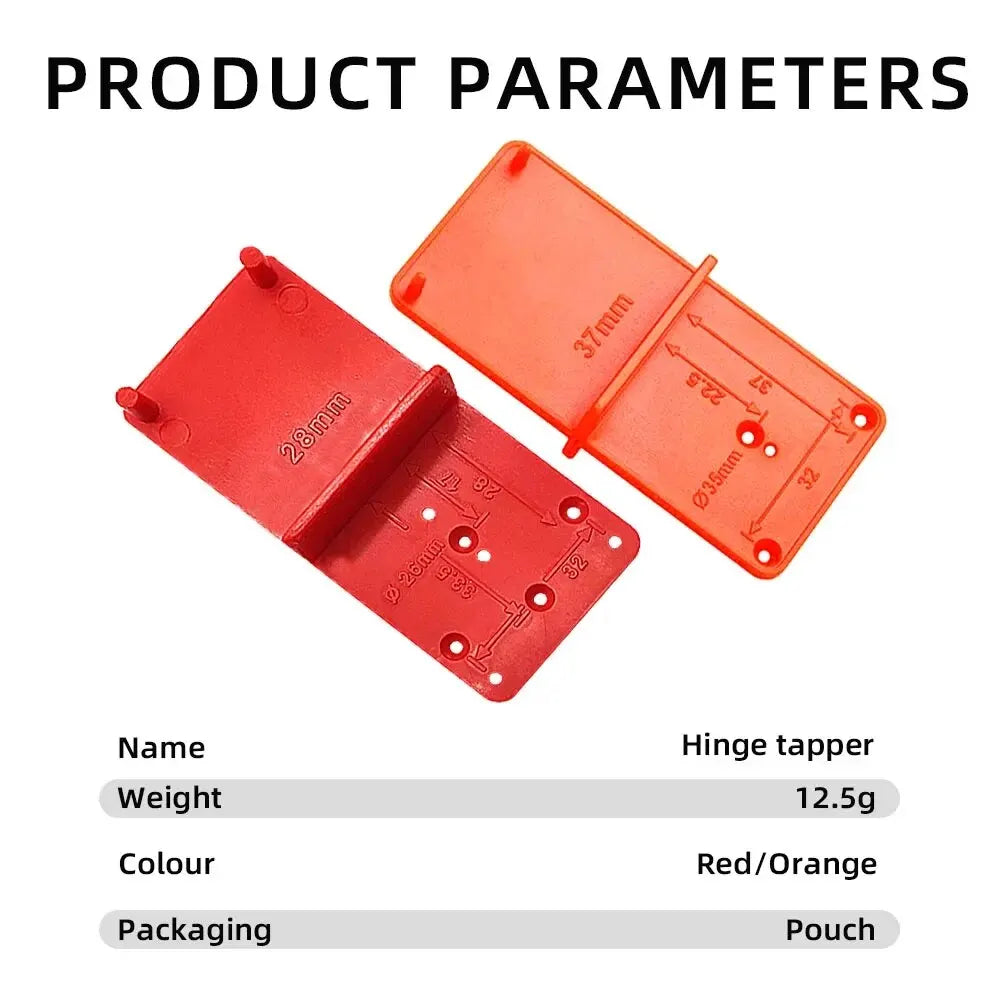 Hinge Hole Drilling Guide Positioning Mark Template 26/35/40mm Hing