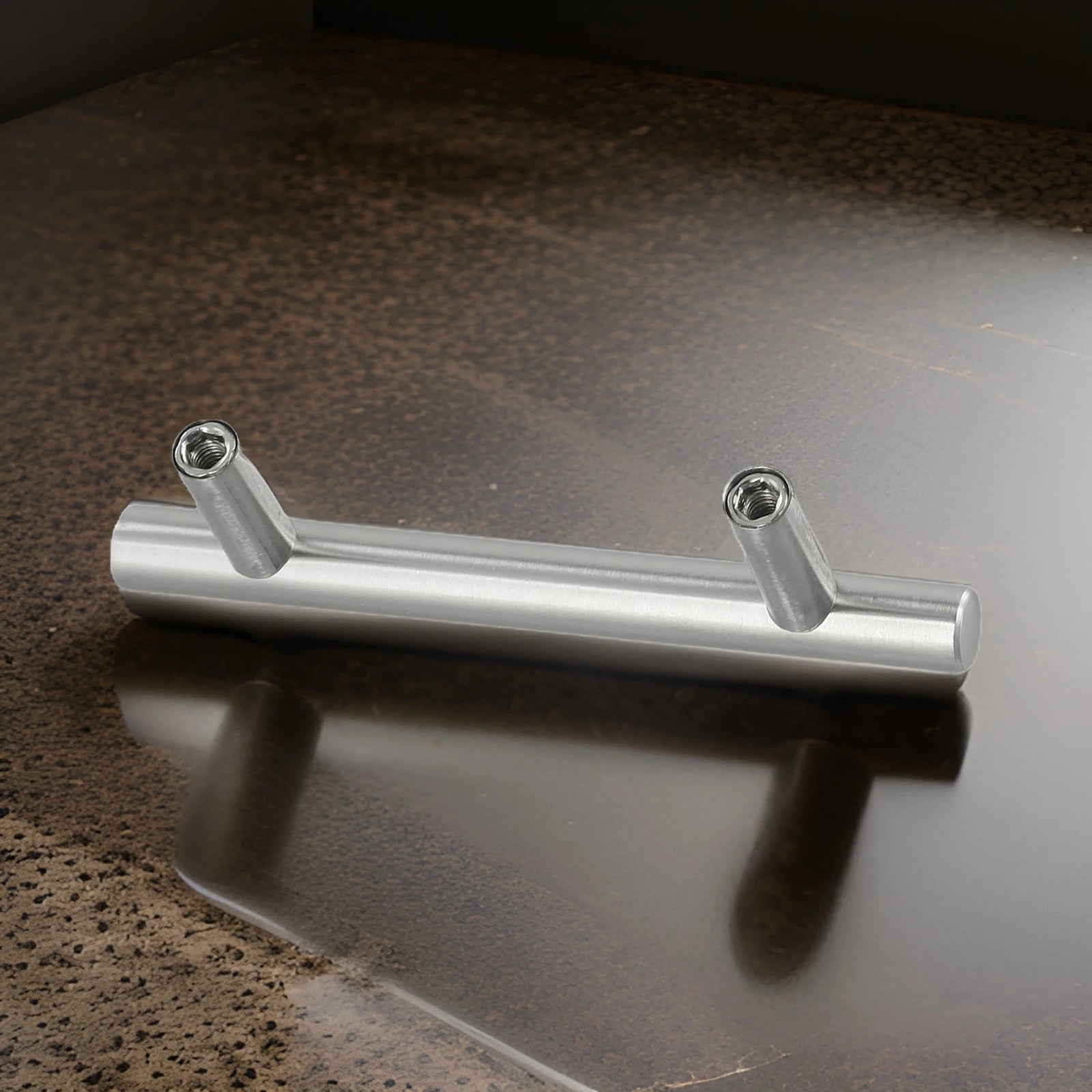2-14 Inches Handles Stainless Steel Silver T-Type Drawer Cabinet