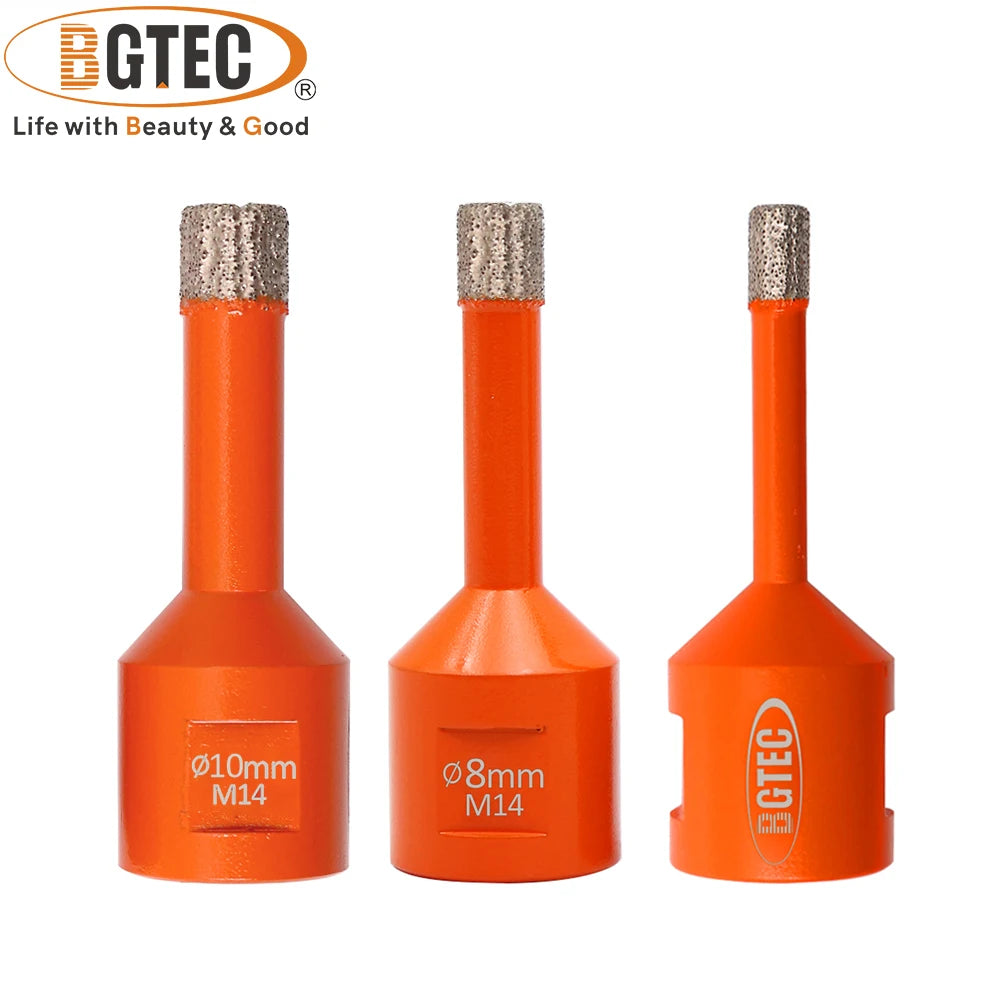 6/8/10mm Drilling Crowns Kit Drill Bits Set Hole Saw Cutter Tile