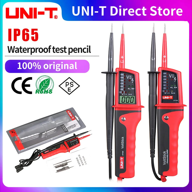 UNI-T UT15C UT18C UT18D Voltage Tester Probe Volt Indicator Meter