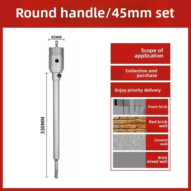 TG Professional Masonry Drilling Wall Opening Tool with Alloy Steel