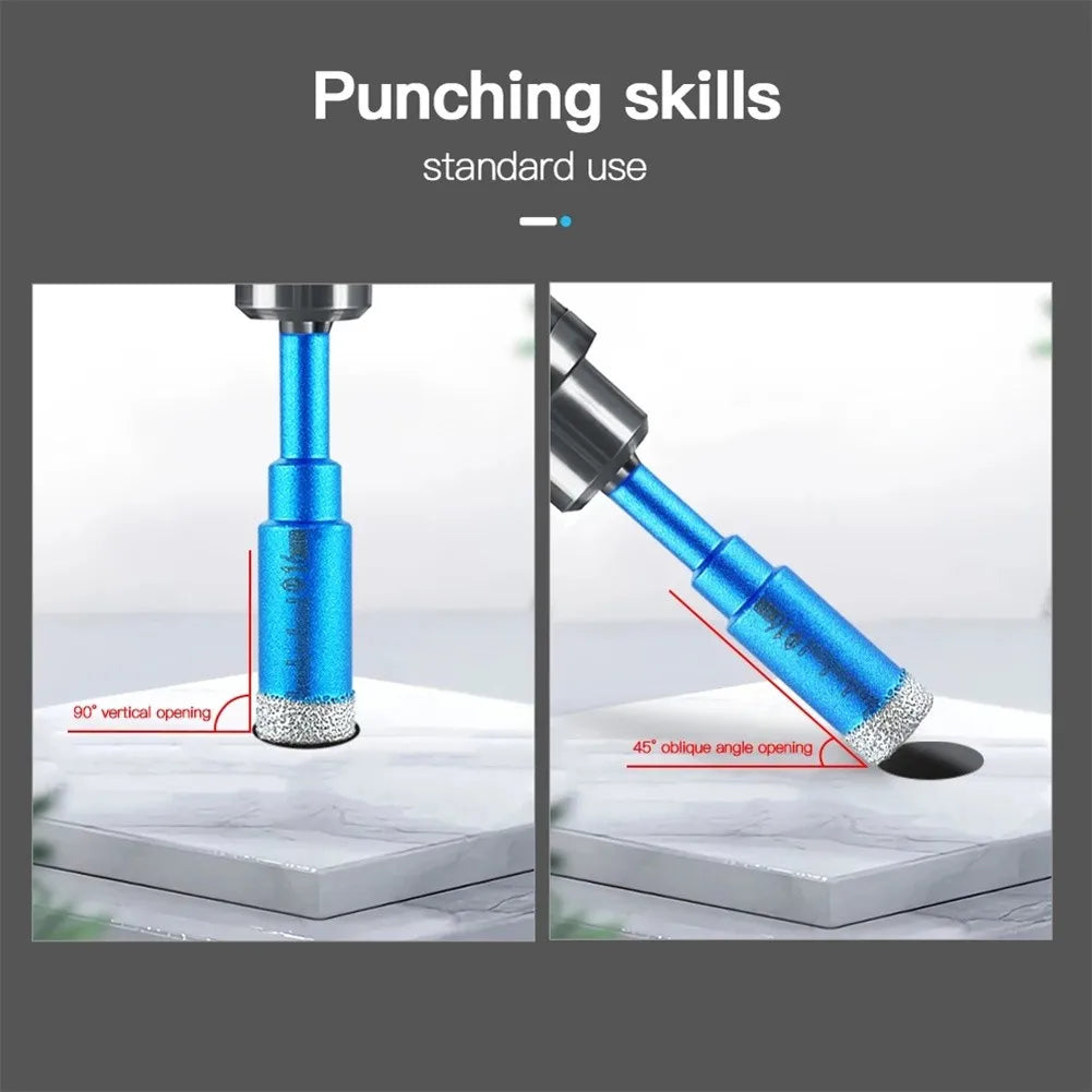 6/8/10/12/14/16mm Diamond Coated Core Drill Durable For Glass Marble
