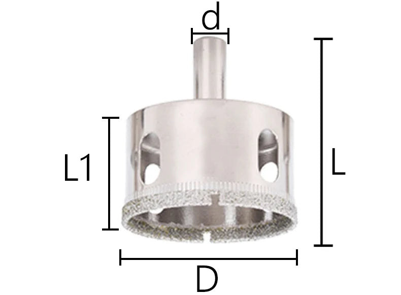 35 38 40 42 45 48 49 50 55 60 63 65 68mm Diamond Coated Tile Ceramic