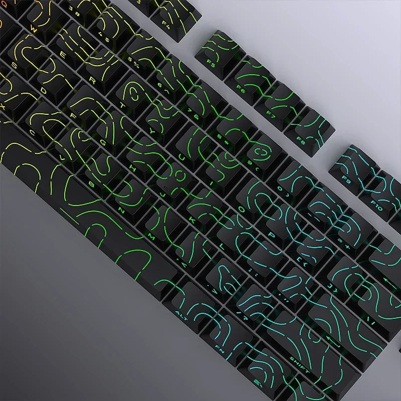 Contour 4.0 Side Engraved Keycap PBT Translucent 97 Key Gaming